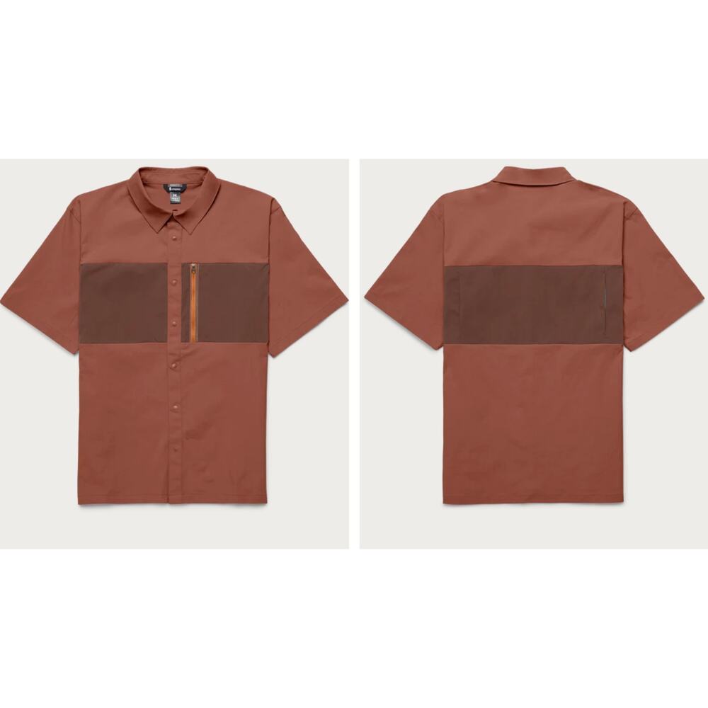 cotopaxi Sumaco Short-Sleeve Shirt in Faded Brick/Acorn - Men's sz. XL